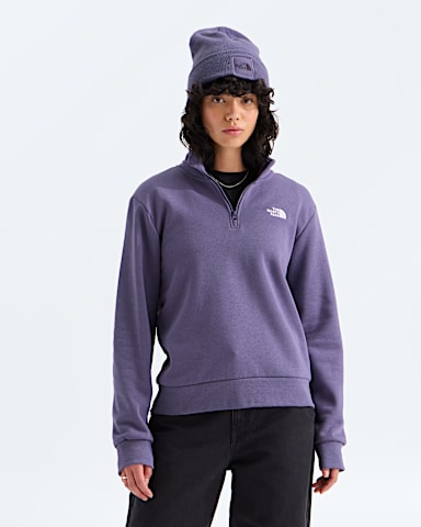 Womens Evolution Simple Dome Regular Zip TNF Grounded Plum HERO