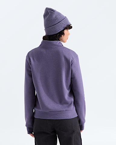 Womens Evolution Simple Dome Regular Zip TNF Grounded Plum BACK