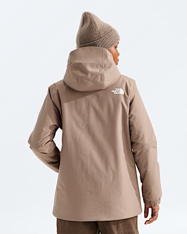 Womens Quest Insulated Jacket TNF Garnet BACK