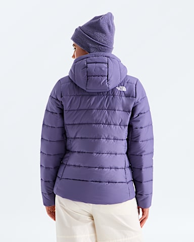 Womens Aconcagua Hooded Jacket TNF Grounded Plum BACK