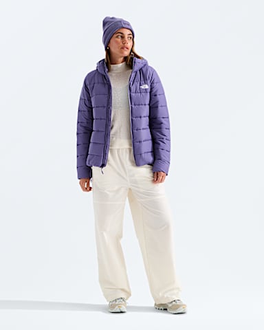 Womens Aconcagua Hooded Jacket TNF Grounded Plum HERO2