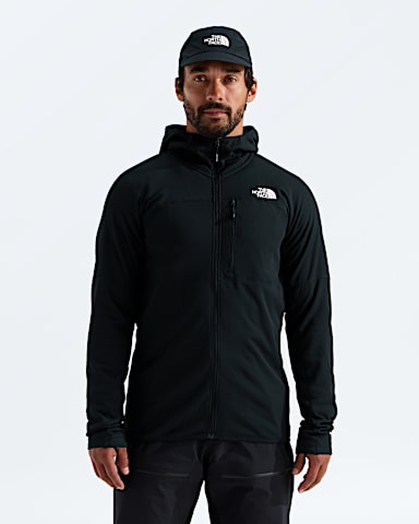 Mens Summit FUTUREFLEECE Full Zip Hoodie TNF TNF Black Main