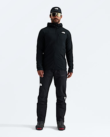 Mens Summit FUTUREFLEECE Full Zip Hoodie TNF TNF Black HERO2