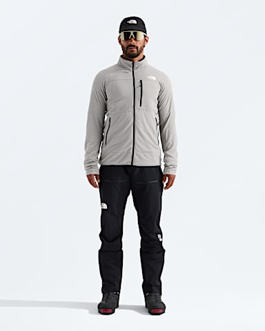 Mens Summit FUTUREFLEECE Full Zip Jacket TNF Stone Slab HERO2