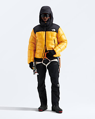 Mens Summit Nuptse Jacket TNF Summit GoldTNF Black HERO2