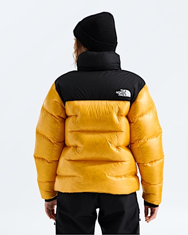 Womens Summit Nuptse Jacket TNF Summit GoldTNF Black BACK
