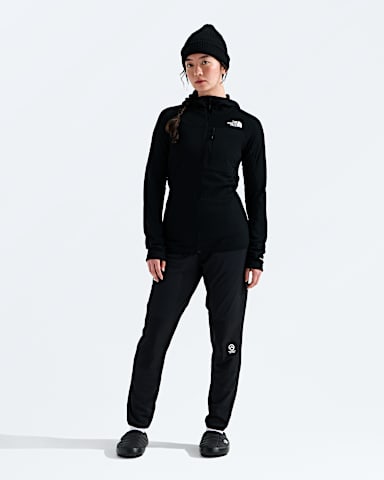 Womens Summit Series FUTUREFLEECE FullZip Hoodie TNF TNF Black HERO2