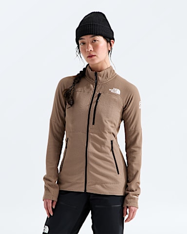 Womens Summit FUTUREFLEECE Full Zip Jacket TNF Garnet Main