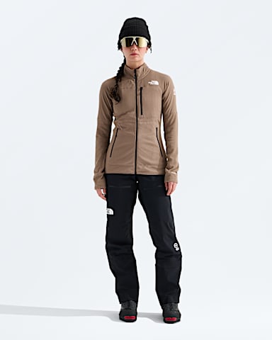 Womens Summit Series FUTUREFLEECE FullZip Jacket TNF Garnet HERO2