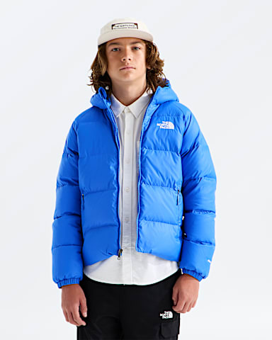 Manteau capuchon en duvet Hydrenalite pour garons TNF Bleu Actif HERO