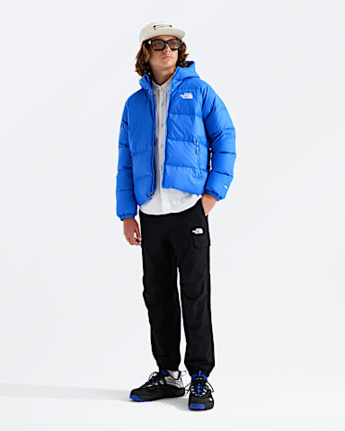 Manteau  capuchon en duvet Hydrenalite pour garons TNF Bleu Actif HERO2