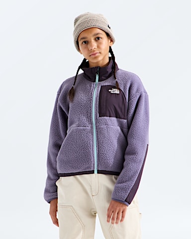 Girls Yumiori Off Peak FullZip Jacket TNF Grounded PlumEndless Dusk HERO