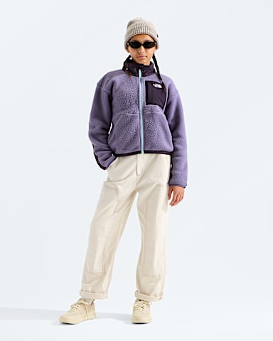 Girls Yumiori Off Peak FullZip Jacket TNF Grounded PlumEndless Dusk HERO2