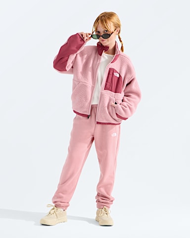 Girls Yumiori Off Peak FullZip Jacket TNF PrimroseFermented Clay HERO2