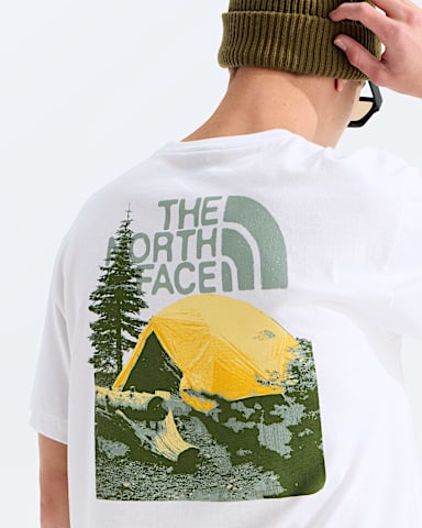 Tshirt dcontract Pitch A Tent pour hommes TNF Blanc TNF HERO2