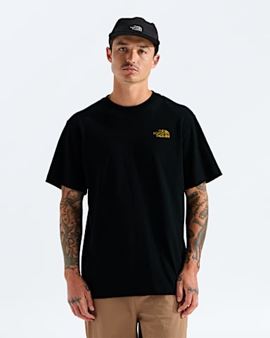 Tshirt dcontract Pitch A Tent pour hommes TNF TNF Noir BACK
