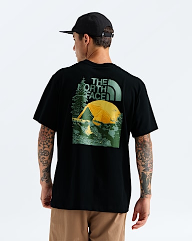 Tshirt dcontract Pitch A Tent pour hommes TNF TNF Noir HERO