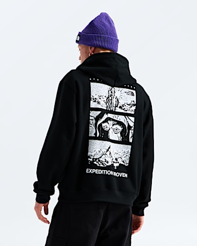 Unisex 60th Anniversary 2 Relaxed Hoodie TNF TNF Black HERO2
