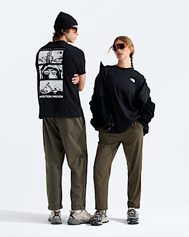 Unisex 60th Anniversary 2 Relaxed ShortSleeve Tee TNF TNF Black Main