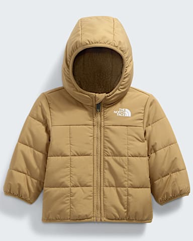 Baby Boys Reversible Shasta FullZip Hooded Jacket TNF Teddy Brown ALTFRONT