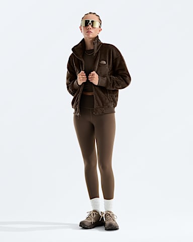 Veste polaire Luxe Osito  fermeture clair intgrale pour femmes TNF Dark Chestnut HERO2