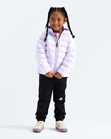 Kids Reversible Perrito Hooded Jacket TNF Ice Lilac HERO2