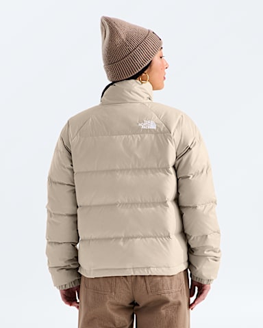 Womens Hydrenalite Down Jacket TNF Timeless Taupe BACK