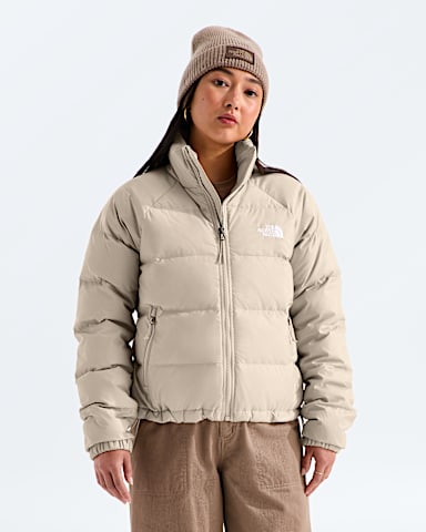 Womens Hydrenalite Down Jacket TNF Timeless Taupe HERO