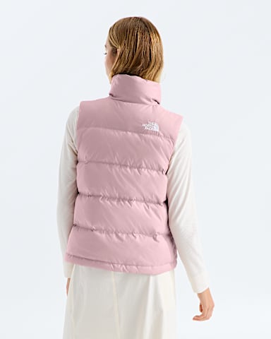 Womens Hydrenalite Down ALine Vest TNF Metal Pink BACK