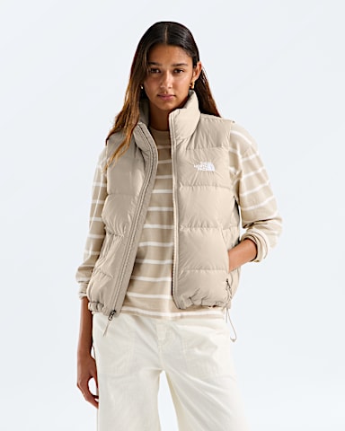 Womens Hydrenalite Down ALine Vest TNF Timeless Taupe Main