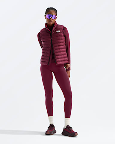 Womens Terra Peak Vest TNF Burgundy CrushLali Guram HERO2
