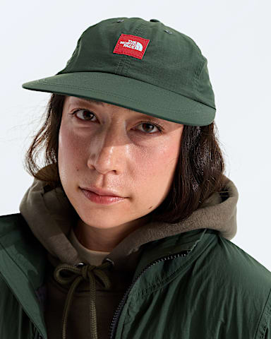 Chapeau en nylon TNF Red Box TNF Vert Bouteille MODELBACK