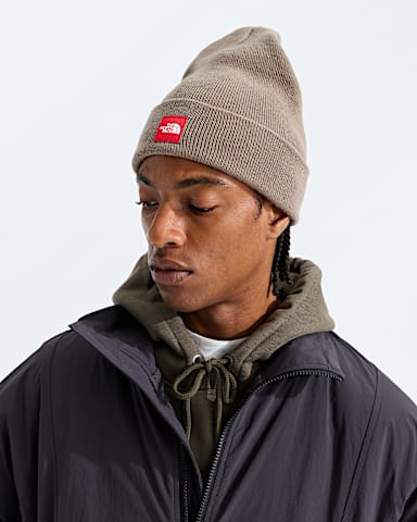 Tuque logo carr TNF Red Box TNF Grenat MODELBACK