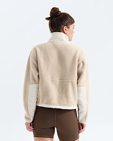Womens Yumiori Off Peak Zip Jacket TNF Timeless TaupeWhite Dune BACK