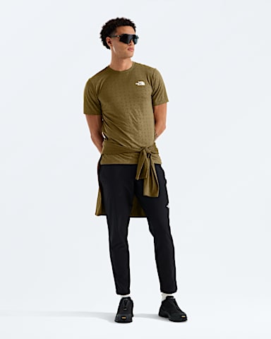 Mens 247 Pentadome Embossed Reg ShortSleeve Tee TNF Caraway Seed HERO2