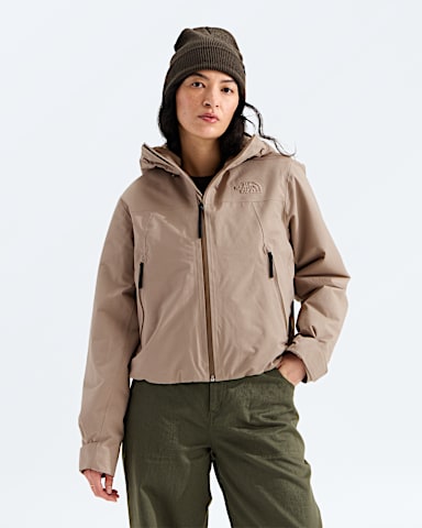 Womens TNF Range LT Hooded Jacket TNF Garnet HERO