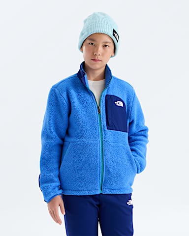 Manteau Yumiori Off Peak glissire pleine longueur pour garons TNF Bleu ActifBleu Vif HERO
