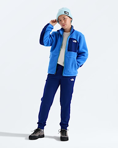 Manteau Yumiori Off Peak glissire pleine longueur pour garons TNF Bleu ActifBleu Vif HERO2