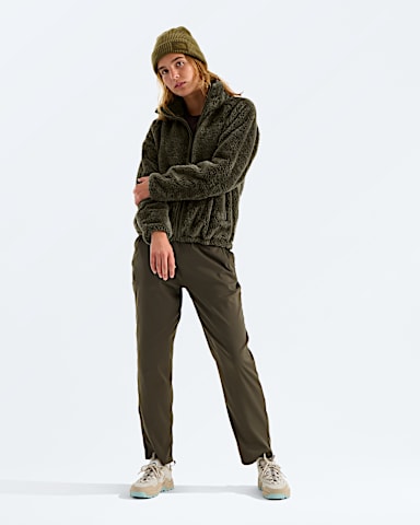 Womens Osito Evolve FullZip Jacket TNF New Taupe Green HERO2