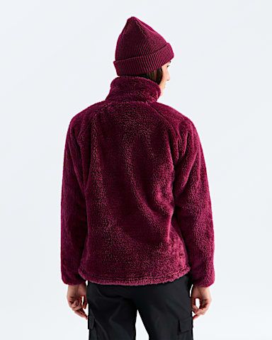 Womens Osito Evolve Full Zip Jacket TNF Burgundy Crush BACK