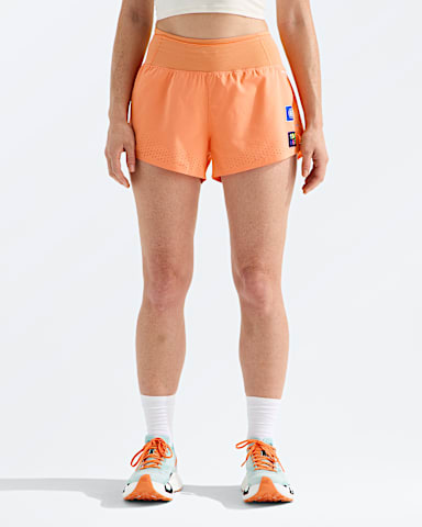 Womens Summit Series Pacesetter 3 ShortsGraphic TNF Papaya Main