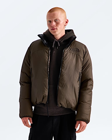 Mens Pertex Nuptse Reversible Jacket TNF Dark ChestnutTNF Black Main