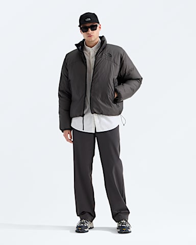 Mens Pertex Nuptse Reversible Jacket TNF Lead TNF Black HERO2