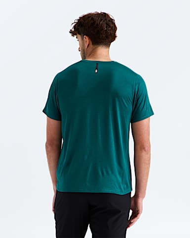 Mens Dynamic ShortSleeve Tee TNF Pacific Teal Dark Heather BACK