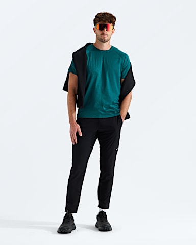 Mens Dynamic ShortSleeve Tee TNF Pacific Teal Dark Heather HERO2