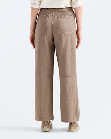 Womens Pinecrest Utility WideLeg Pant TNF Garnet BACK