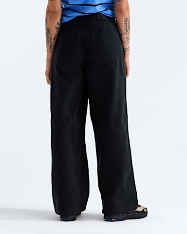 Womens Pinecrest Utility WideLeg Pant TNF TNF Black BACK
