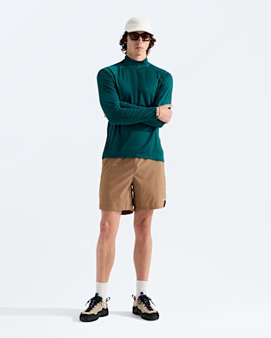 Mens Dynamic Zip TNF Pacific Teal Dark Heather HERO2