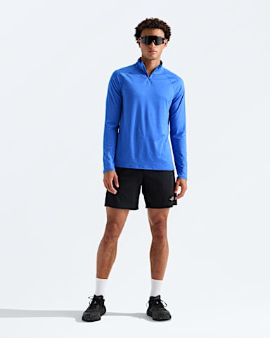 Haut  glissire un quart Dynamic pour hommes TNF BLEU ATHNES  GRIS GARGOUILLE HERO2