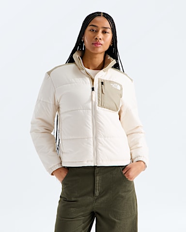 Womens Nuketo Synthetic Insulated Jacket TNF White DuneDesert Stone Main